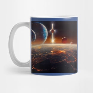 Interplanetary Spaceport Mug